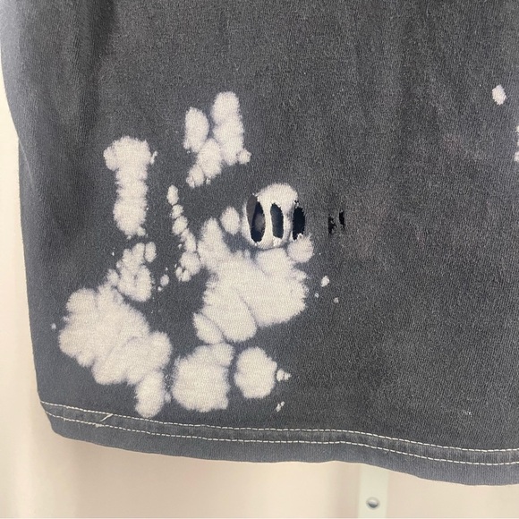 Philco's Poetic Justice Kids Size 10 12 Graphic Tee Bleach Dye Grunge Rap Philco - Picture 6 of 6